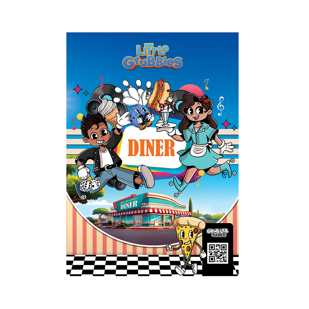 Little Grubbies: Diner - Grub Lab Customisable Activity Booklets A4 4pp