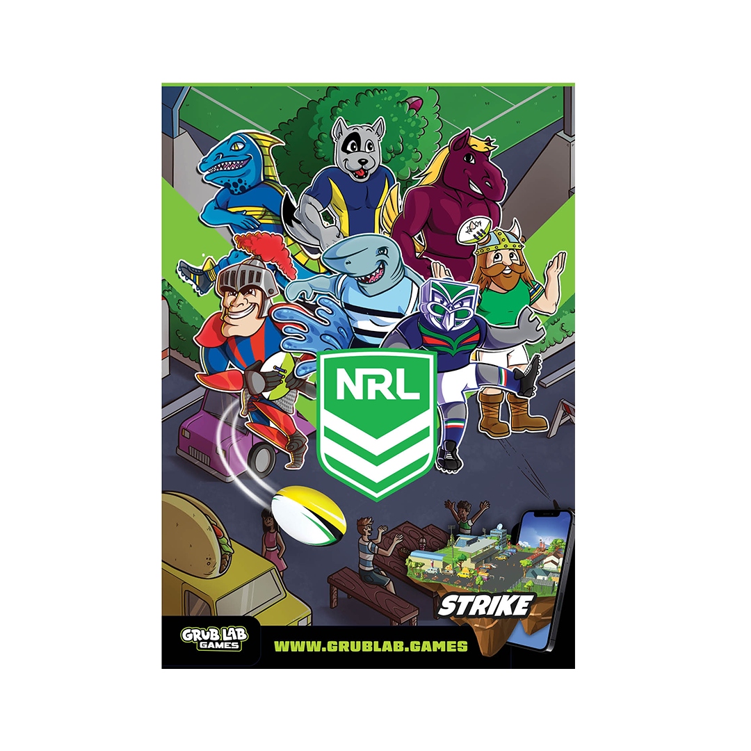 NRL - Grub Lab Customisable Activity Booklets (A4 4pp)